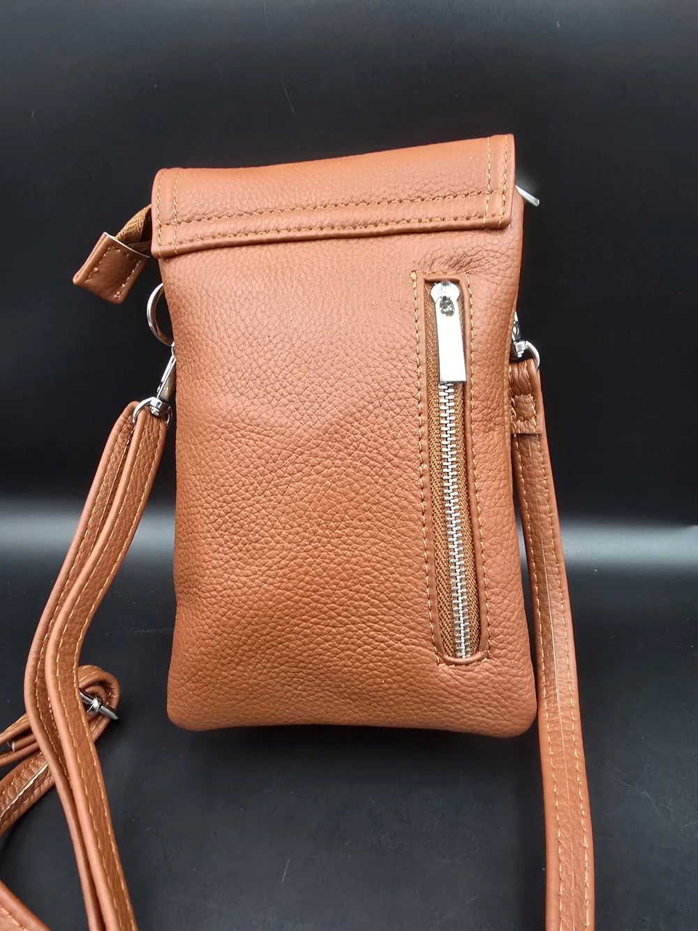 Beijeh Orange Crossbody Phone Bag - Compact Women’s Shoulder Bag